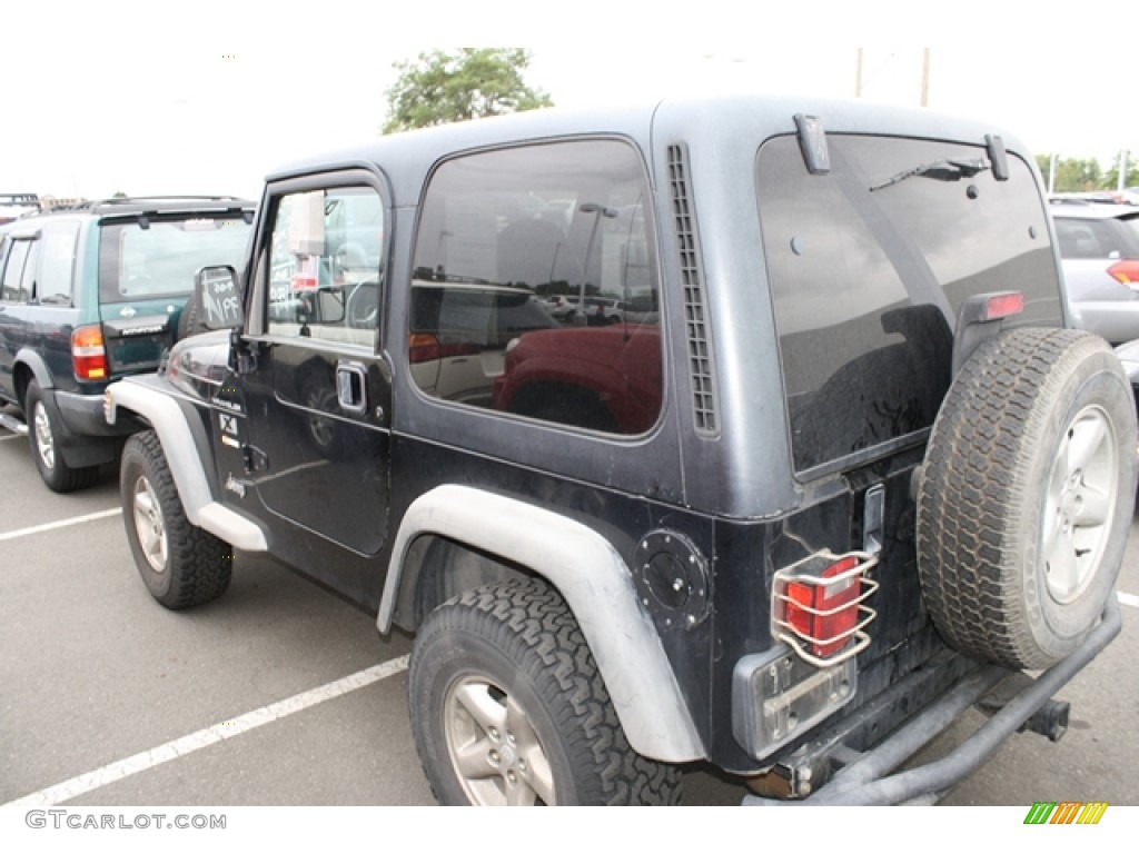 2002 Wrangler X 4x4 - Black / Agate Black photo #3