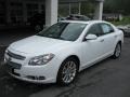White Diamond Tricoat - Malibu LTZ Sedan Photo No. 2