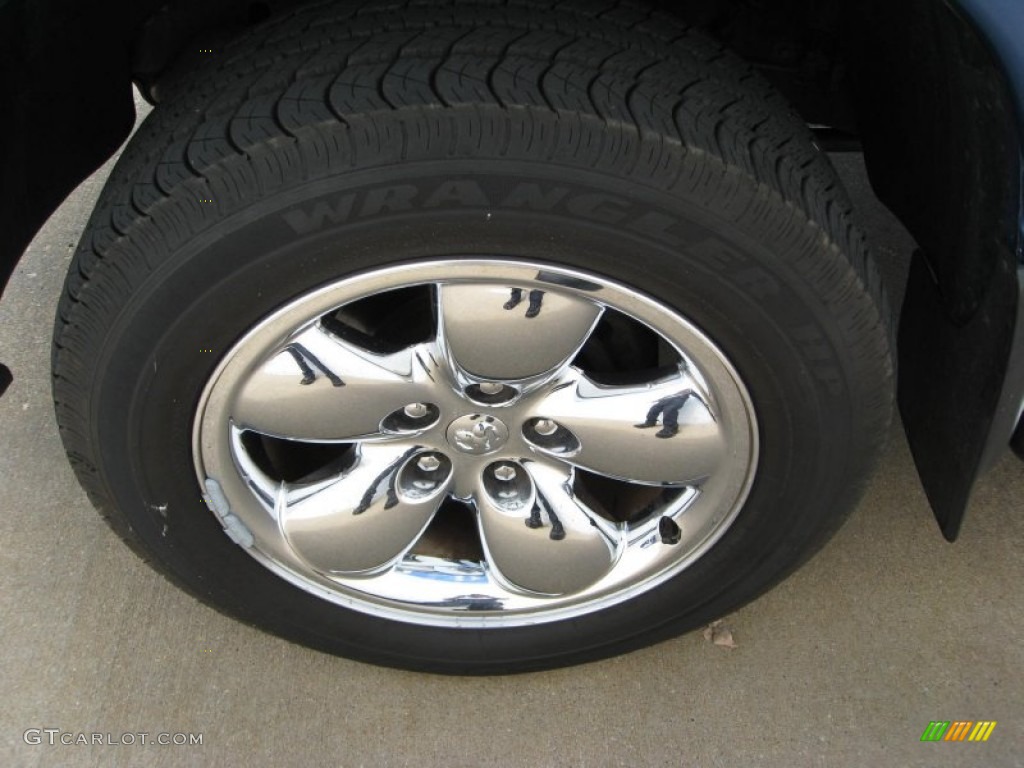 2004 Ram 1500 Laramie Quad Cab 4x4 - Atlantic Blue Pearl / Dark Slate Gray photo #25