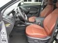  2012 Tucson Limited Black/Saddle Interior