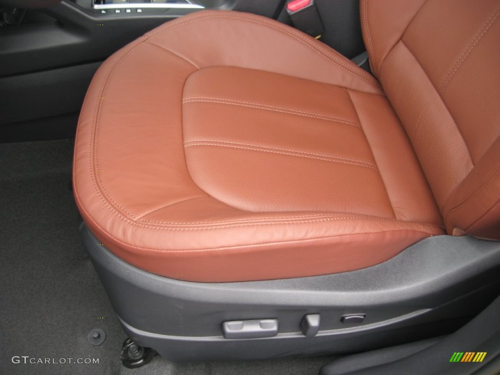 Black/Saddle Interior 2012 Hyundai Tucson Limited Photo #53855304