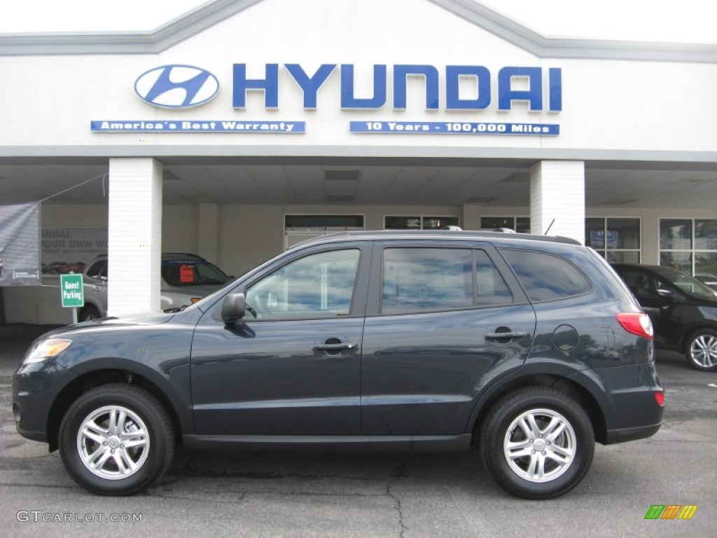 Pacific Blue Pearl 2012 Hyundai Santa Fe GLS Exterior Photo #53855349