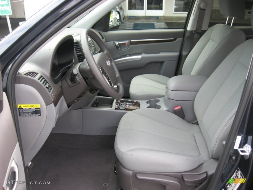 Gray Interior 2012 Hyundai Santa Fe GLS Photo #53855388