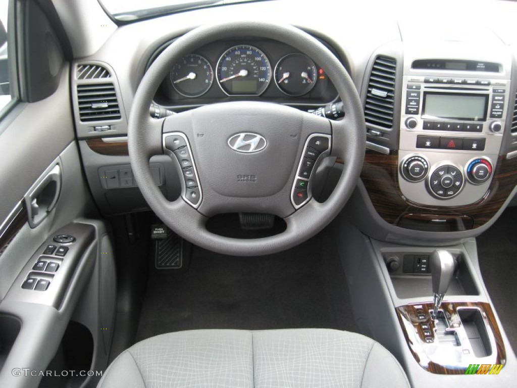 2012 Hyundai Santa Fe GLS Gray Dashboard Photo #53855415