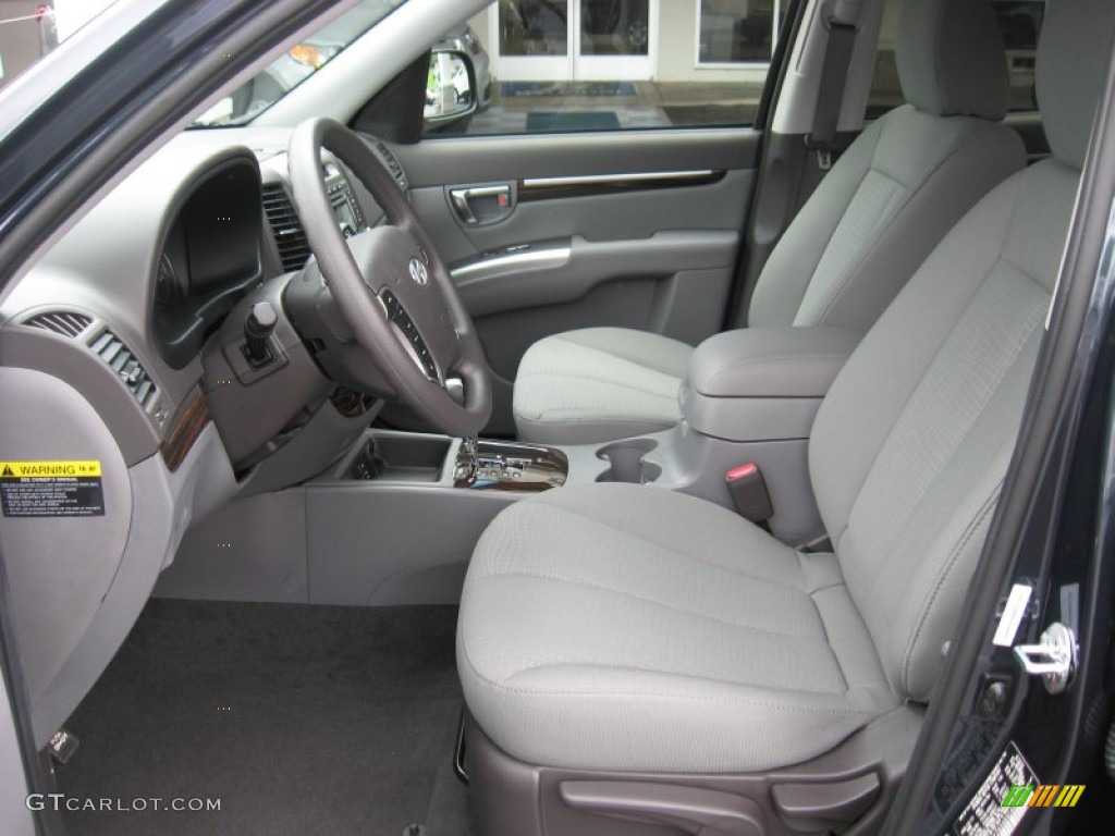 Gray Interior 2012 Hyundai Santa Fe GLS AWD Photo #53855475