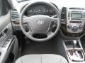 Gray 2012 Hyundai Santa Fe GLS AWD Steering Wheel