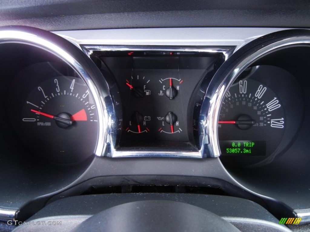 2005 Ford Mustang V6 Deluxe Coupe Gauges Photo #53858038