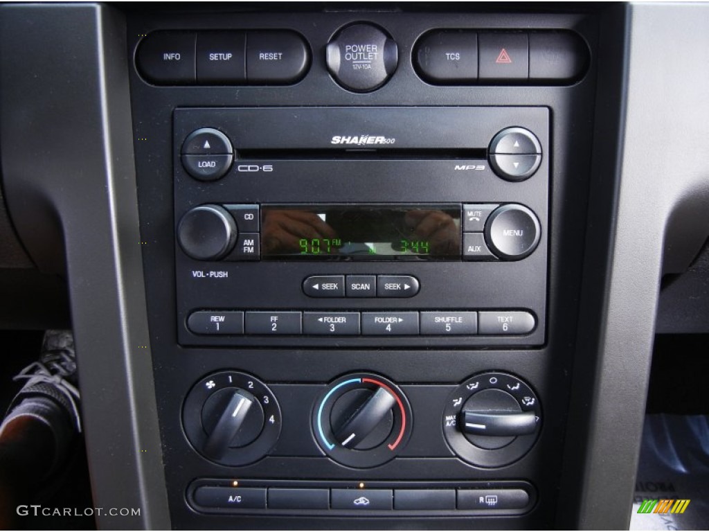 2005 Ford Mustang V6 Deluxe Coupe Audio System Photo #53858056