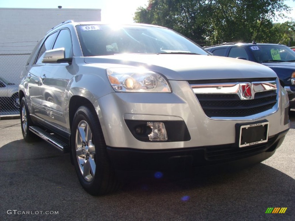 2008 Outlook XR AWD - Silver Pearl / Black photo #3