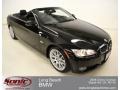 2008 Jet Black BMW 3 Series 328i Convertible  photo #1