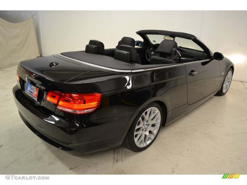 2008 3 Series 328i Convertible - Jet Black / Black photo #5