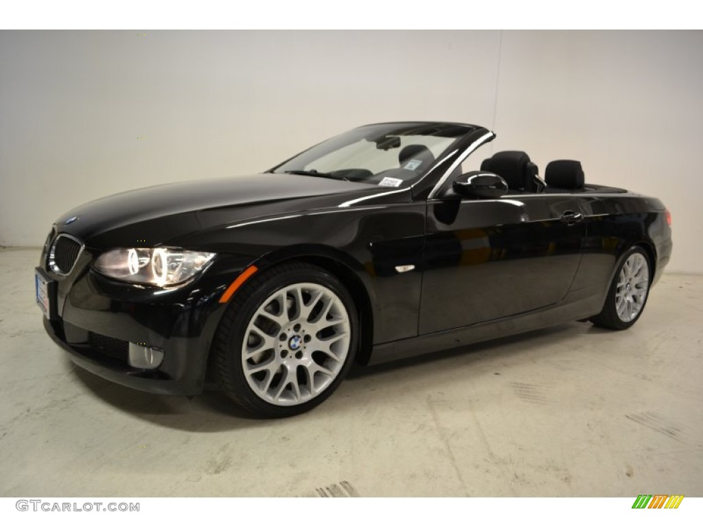 2008 3 Series 328i Convertible - Jet Black / Black photo #8