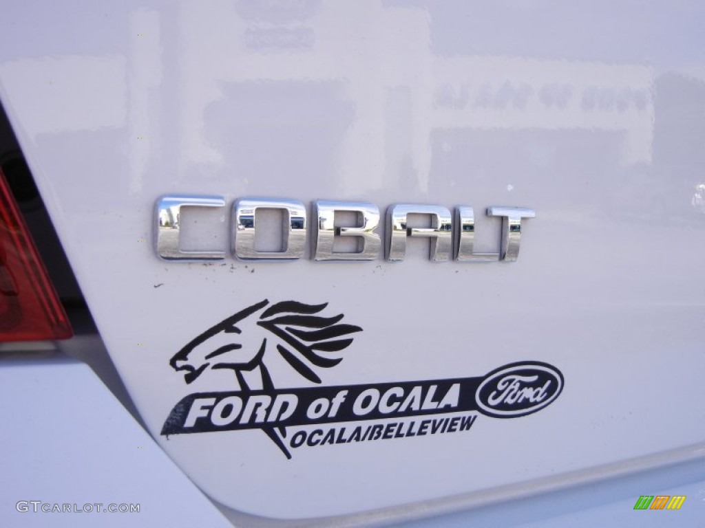 2010 Cobalt XFE Sedan - Summit White / Gray photo #9