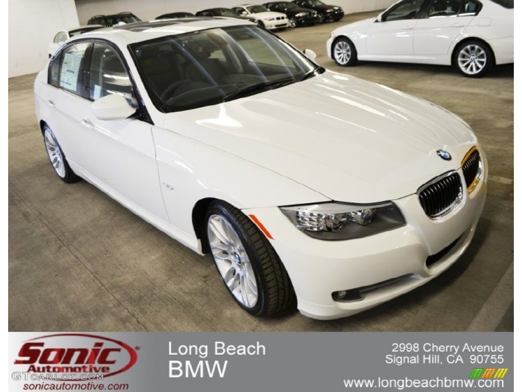 2011 3 Series 335d Sedan - Alpine White / Black Dakota Leather photo #1