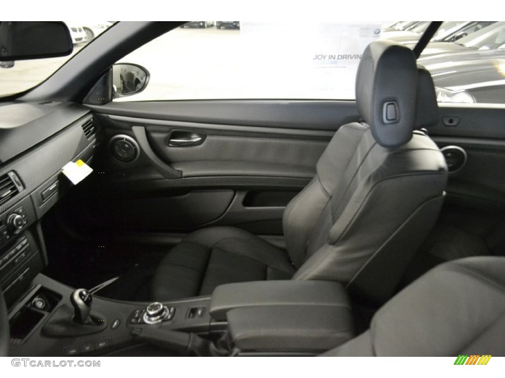 Black Novillo Leather Interior 2011 BMW M3 Convertible Photo #53859046