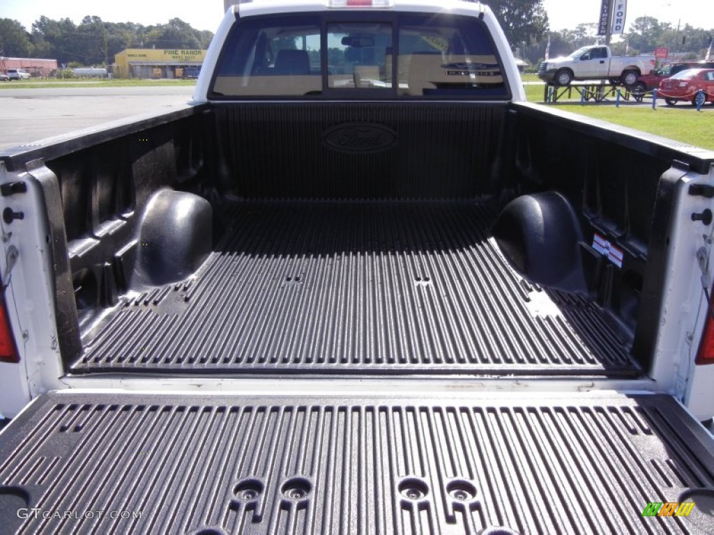 2004 F150 Lariat SuperCab - Oxford White / Tan photo #25