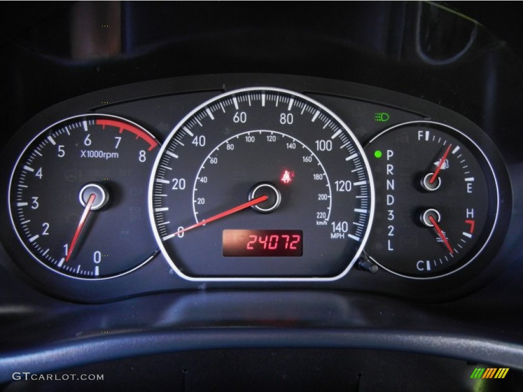 2009 Suzuki SX4 Sport Sedan Gauges Photos