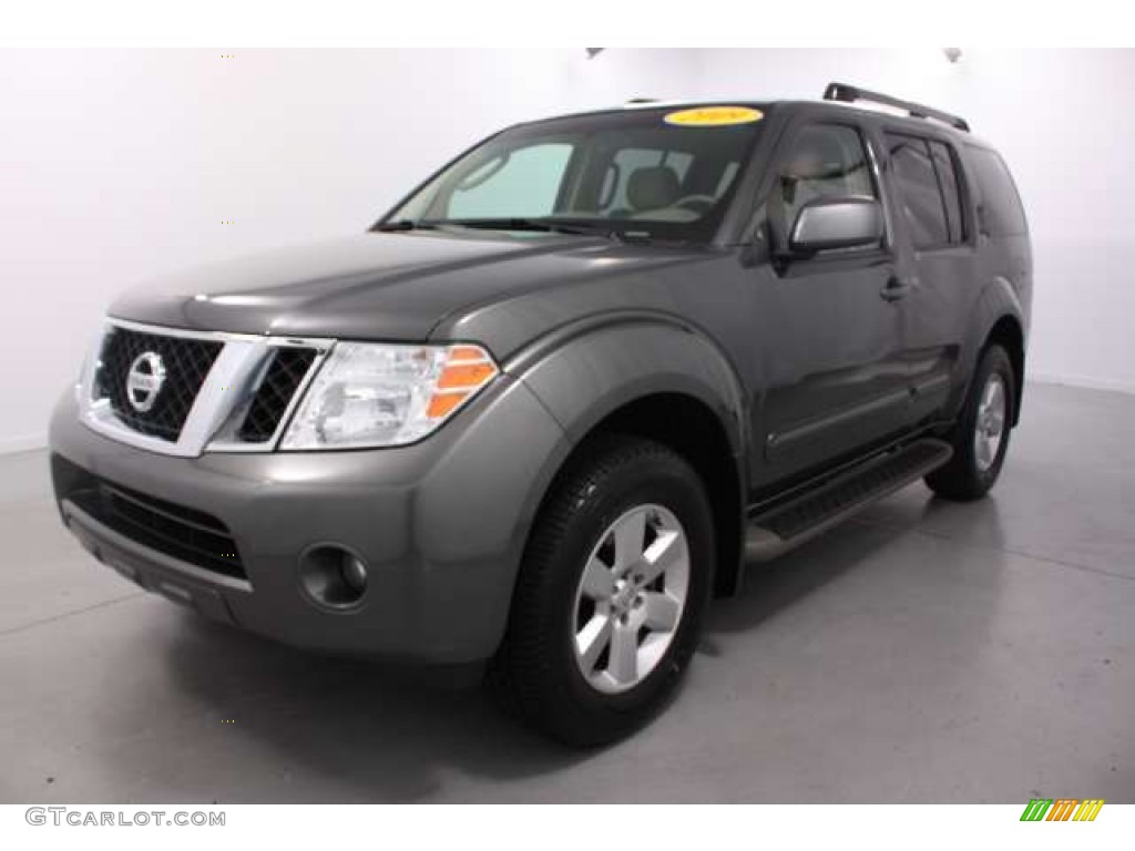 2009 Pathfinder SE 4x4 - Storm Gray / Graphite photo #1