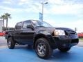 2004 Super Black Nissan Frontier XE V6 Crew Cab  photo #7