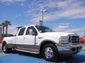 2003 Oxford White Ford F350 Super Duty King Ranch Crew Cab Dually  photo #7
