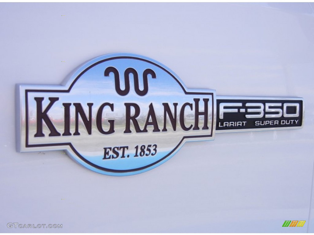 2003 F350 Super Duty King Ranch Crew Cab Dually - Oxford White / Castano Brown photo #9