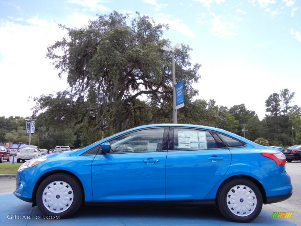 Blue Candy Metallic 2012 Ford Focus SE SFE Sedan Exterior Photo #53861680