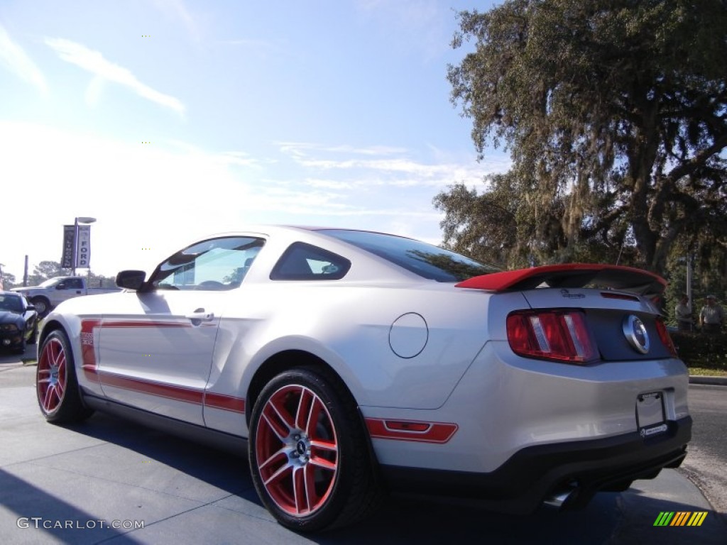 Ingot Silver Metallic/Race Red 2012 Ford Mustang Boss 302 Laguna Seca Exterior Photo #53861800