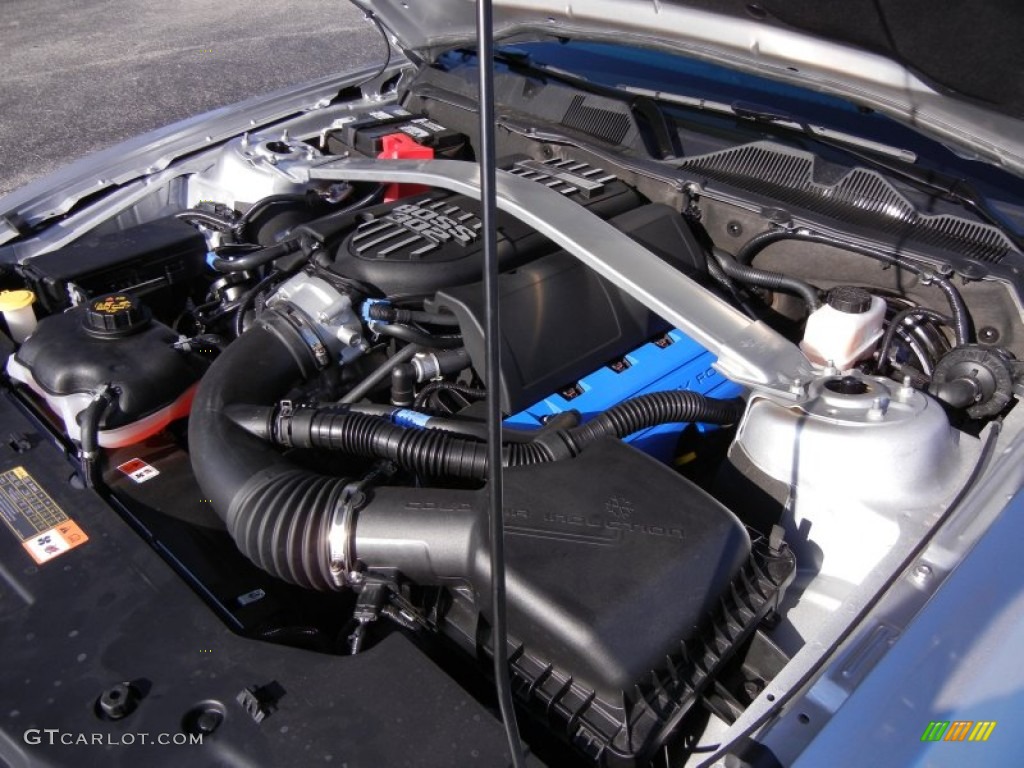 2012 Ford Mustang Boss 302 Laguna Seca 5.0 Liter Hi-Po DOHC 32-Valve Ti-VCT V8 Engine Photo #53862076