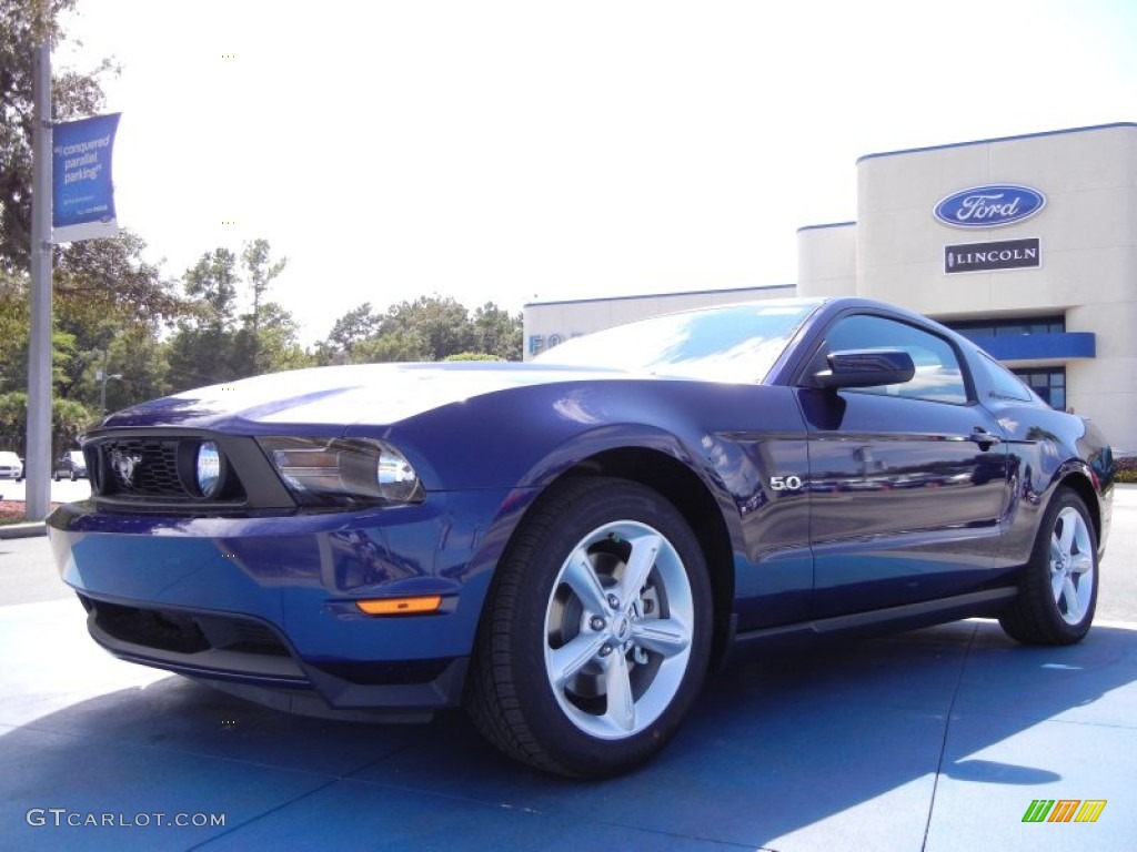 2012 Mustang GT Coupe - Kona Blue Metallic / Charcoal Black photo #1