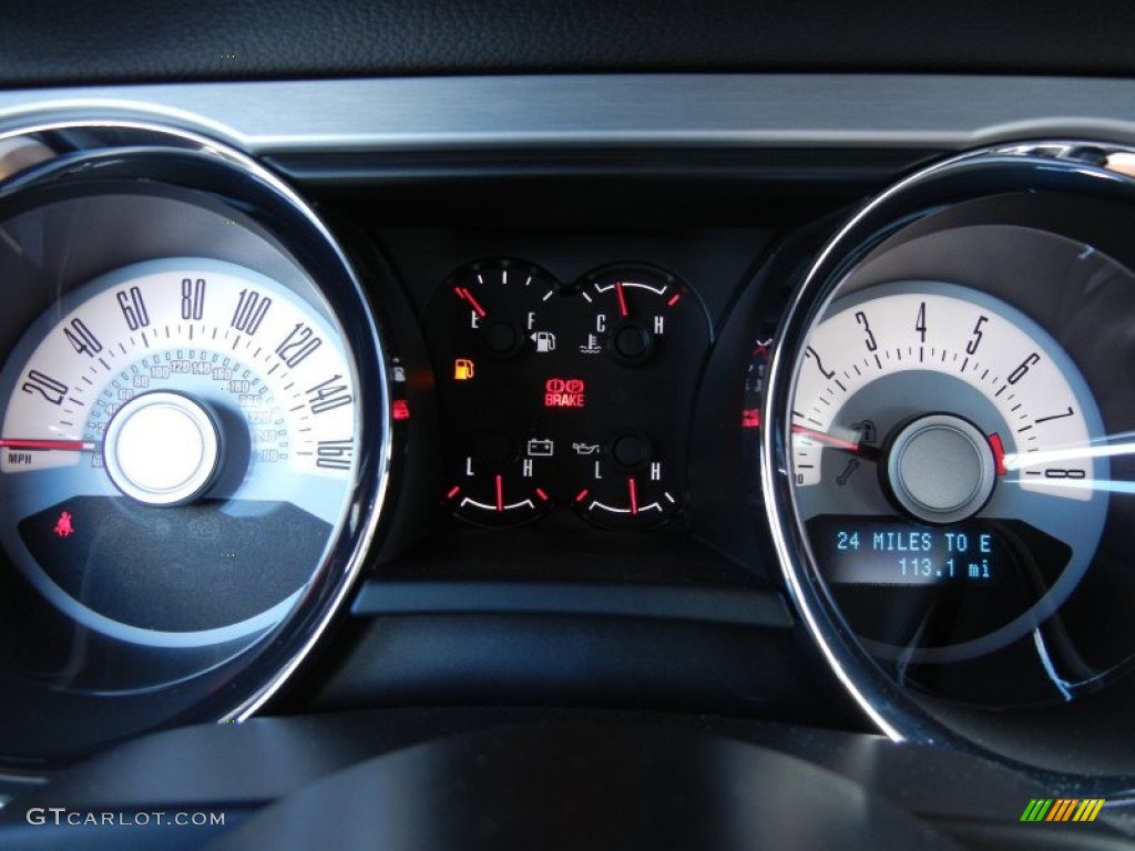 2012 Ford Mustang GT Coupe Gauges Photo #53862190