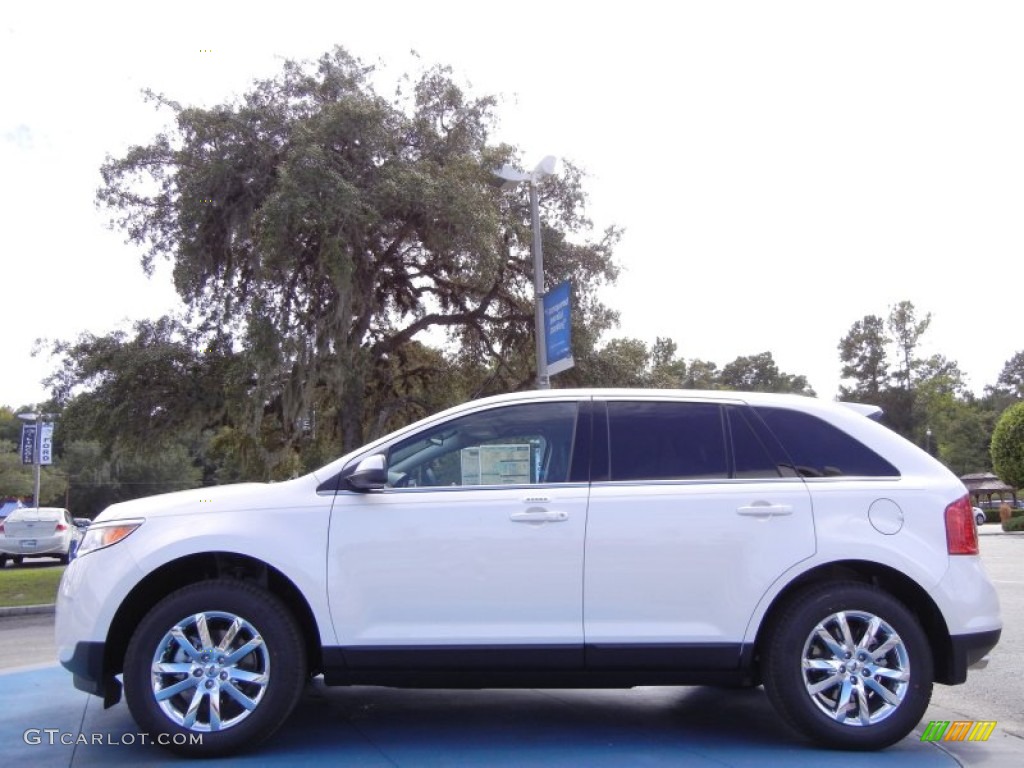 White Platinum Metallic Tri-Coat 2012 Ford Edge Limited Exterior Photo #53862258