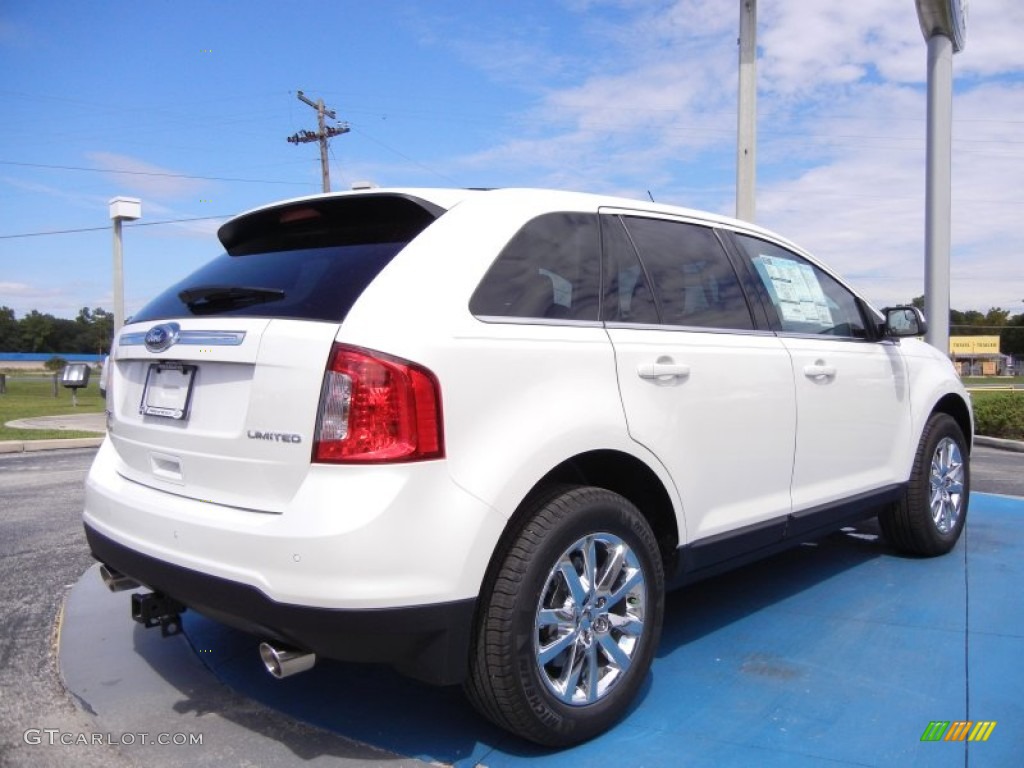 White Platinum Metallic Tri-Coat 2012 Ford Edge Limited Exterior Photo #53862265