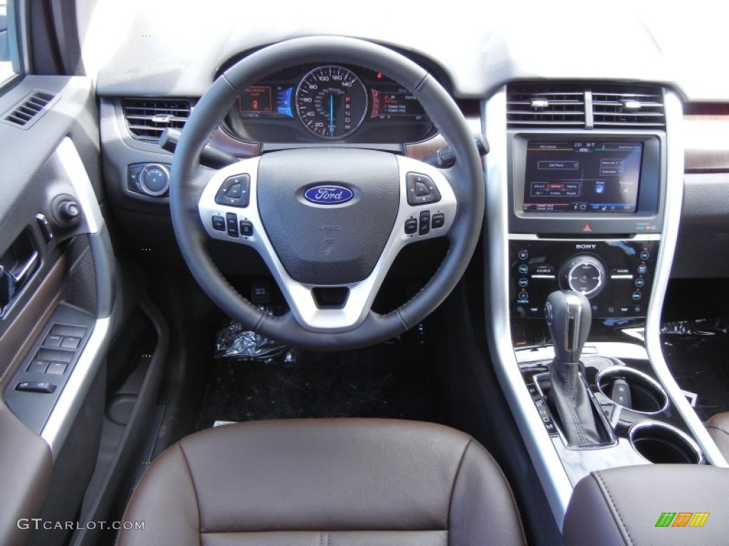 2012 Ford Edge Limited Sienna Dashboard Photo #53862304