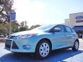 2012 Frosted Glass Metallic Ford Focus SE 5-Door  photo #1