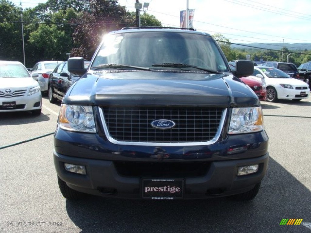 2003 Expedition XLT 4x4 - True Blue Metallic / Medium Parchment photo #2