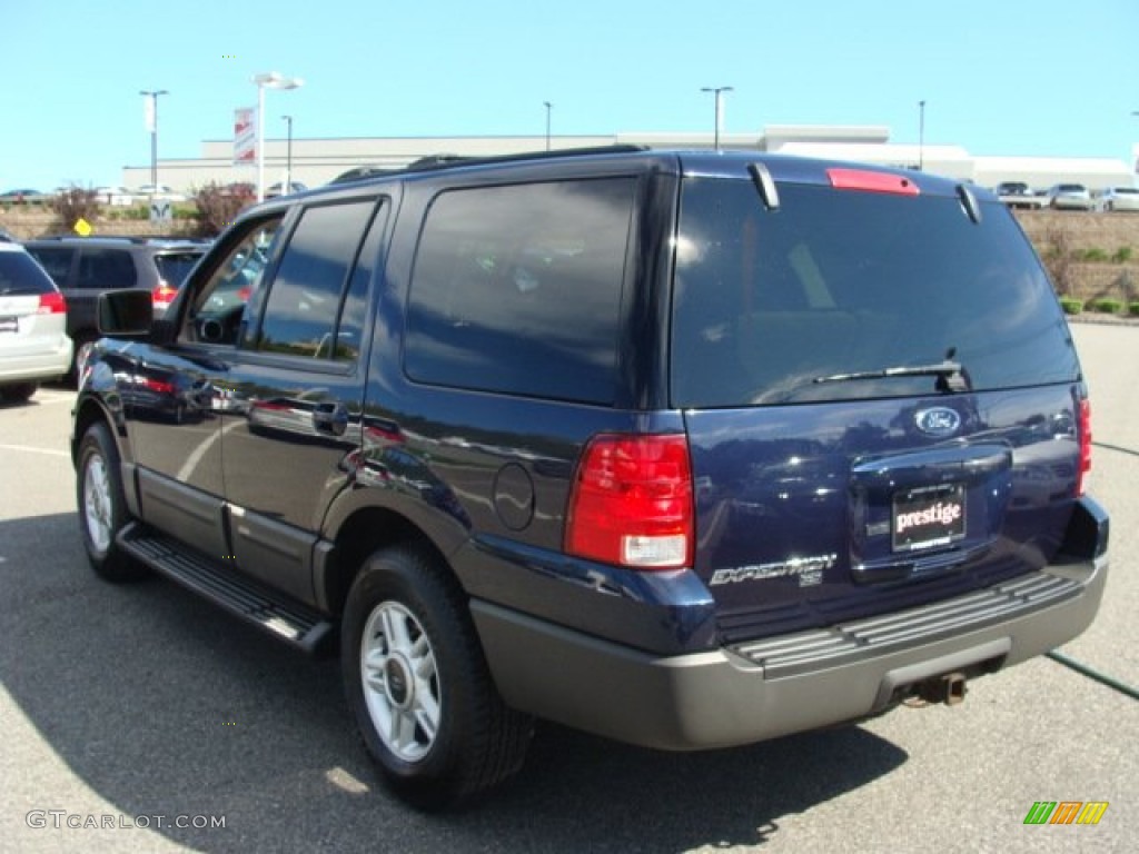 2003 Expedition XLT 4x4 - True Blue Metallic / Medium Parchment photo #4