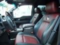 Harley Davidson Lava Red/Black 2010 Ford F150 Harley-Davidson SuperCrew Interior Color