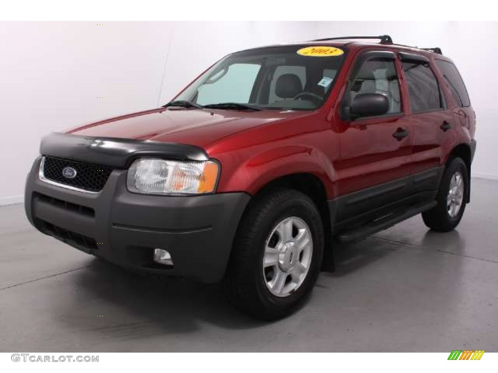 2003 Escape XLT V6 4WD - Redfire Metallic / Medium Dark Flint photo #1