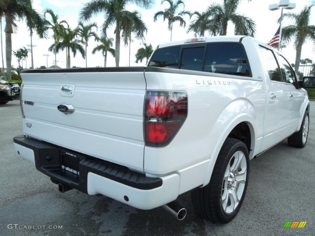 White Platinum Metallic Tri-Coat 2011 Ford F150 Limited SuperCrew Exterior Photo #53864545