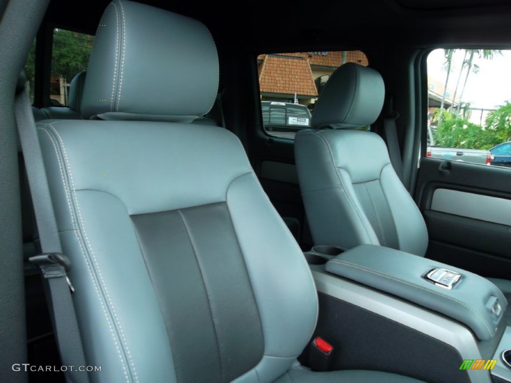 Steel Gray/Black Interior 2011 Ford F150 Limited SuperCrew Photo #53864677