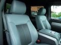 Steel Gray/Black 2011 Ford F150 Limited SuperCrew Interior Color