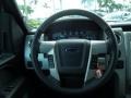 Steel Gray/Black 2011 Ford F150 Limited SuperCrew Steering Wheel