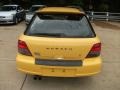 2003 Sonic Yellow Subaru Impreza WRX Wagon  photo #6