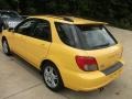 2003 Sonic Yellow Subaru Impreza WRX Wagon  photo #7