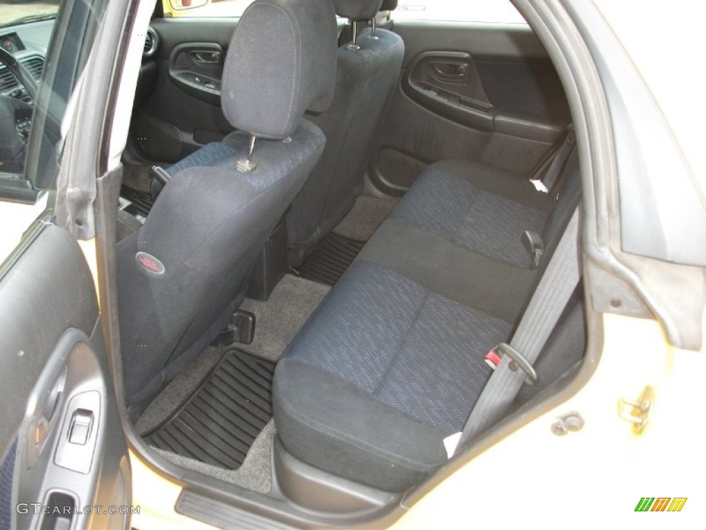 2003 Impreza WRX Wagon - Sonic Yellow / Black photo #12