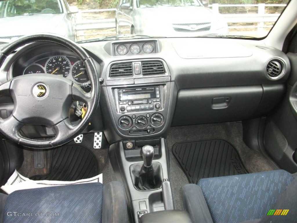 2003 Subaru Impreza WRX Wagon Black Dashboard Photo #53864908