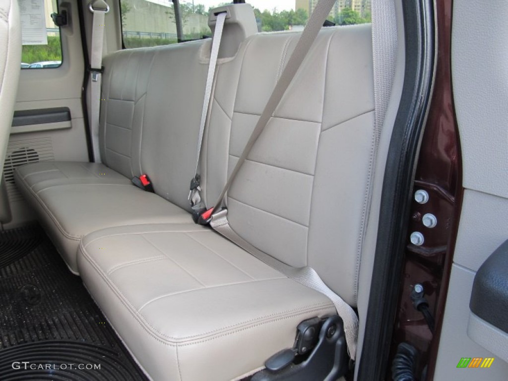 Medium Stone Interior 2010 Ford F250 Super Duty XLT SuperCab 4x4 Photo #53865448
