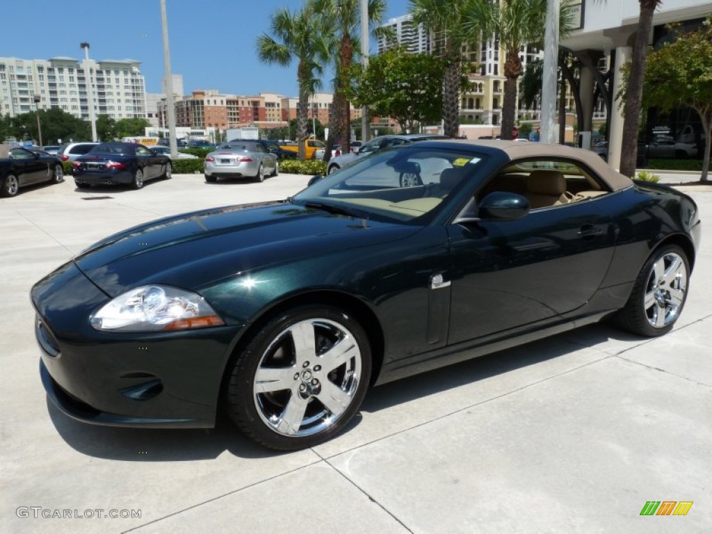 2009 XK XK8 Convertible - Botanical Green / Caramel photo #4