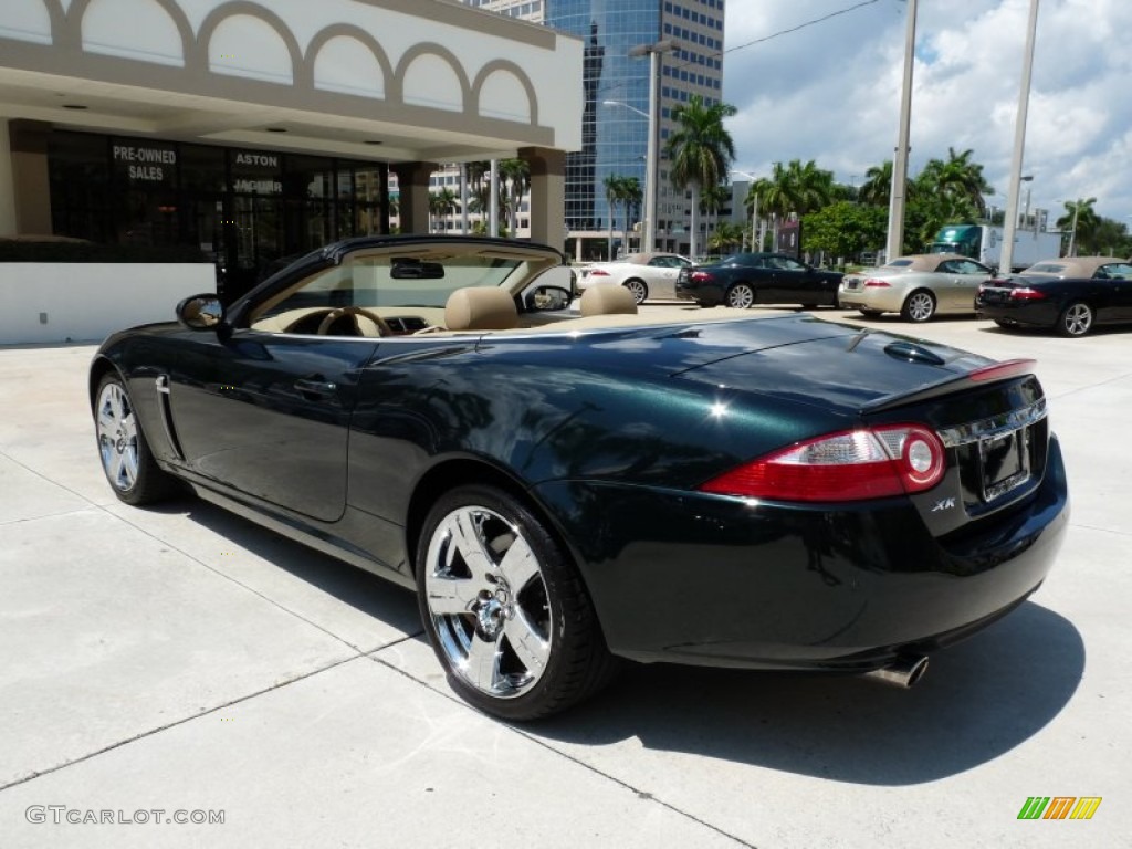 2009 XK XK8 Convertible - Botanical Green / Caramel photo #7