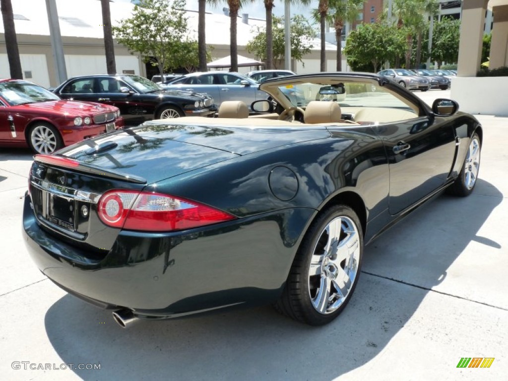 2009 XK XK8 Convertible - Botanical Green / Caramel photo #10